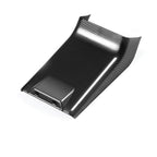 Rear Air Outlet Anti-kick Lower Cover for Tesla 2024+ Model 3 Highland (Carbon Fiber Pattern ABS)
