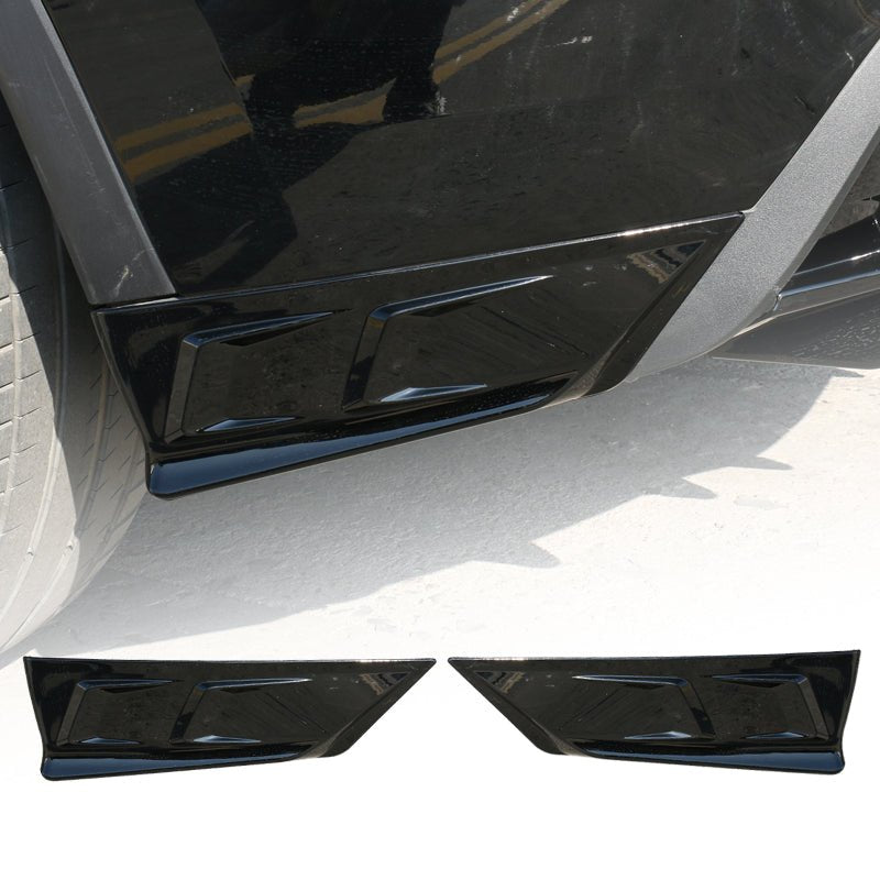 Rear Bumper Lip Spoiler Side Splitter for Tesla 2020-2024 Model Y