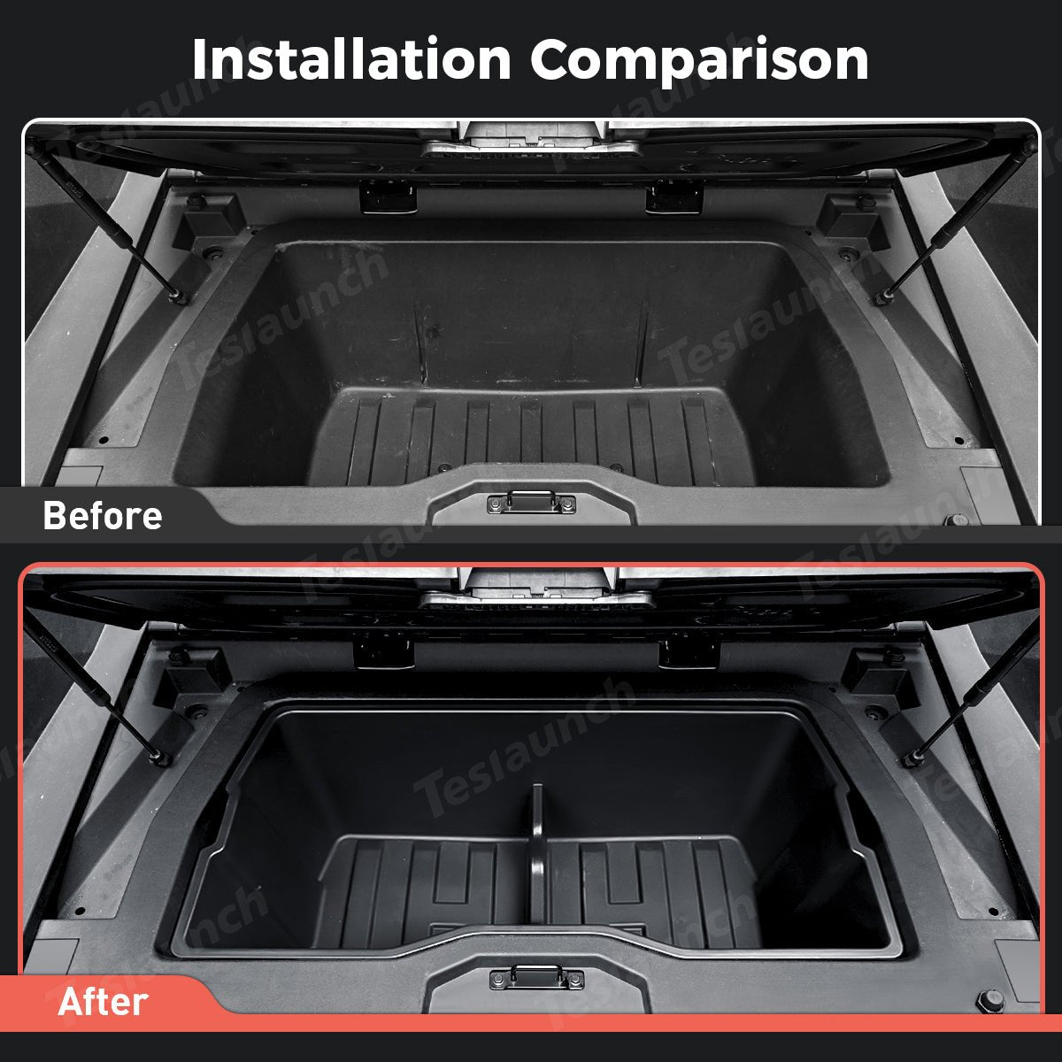 Rear Cargo Lower Trunk Portable Storage Box for Cybertruck