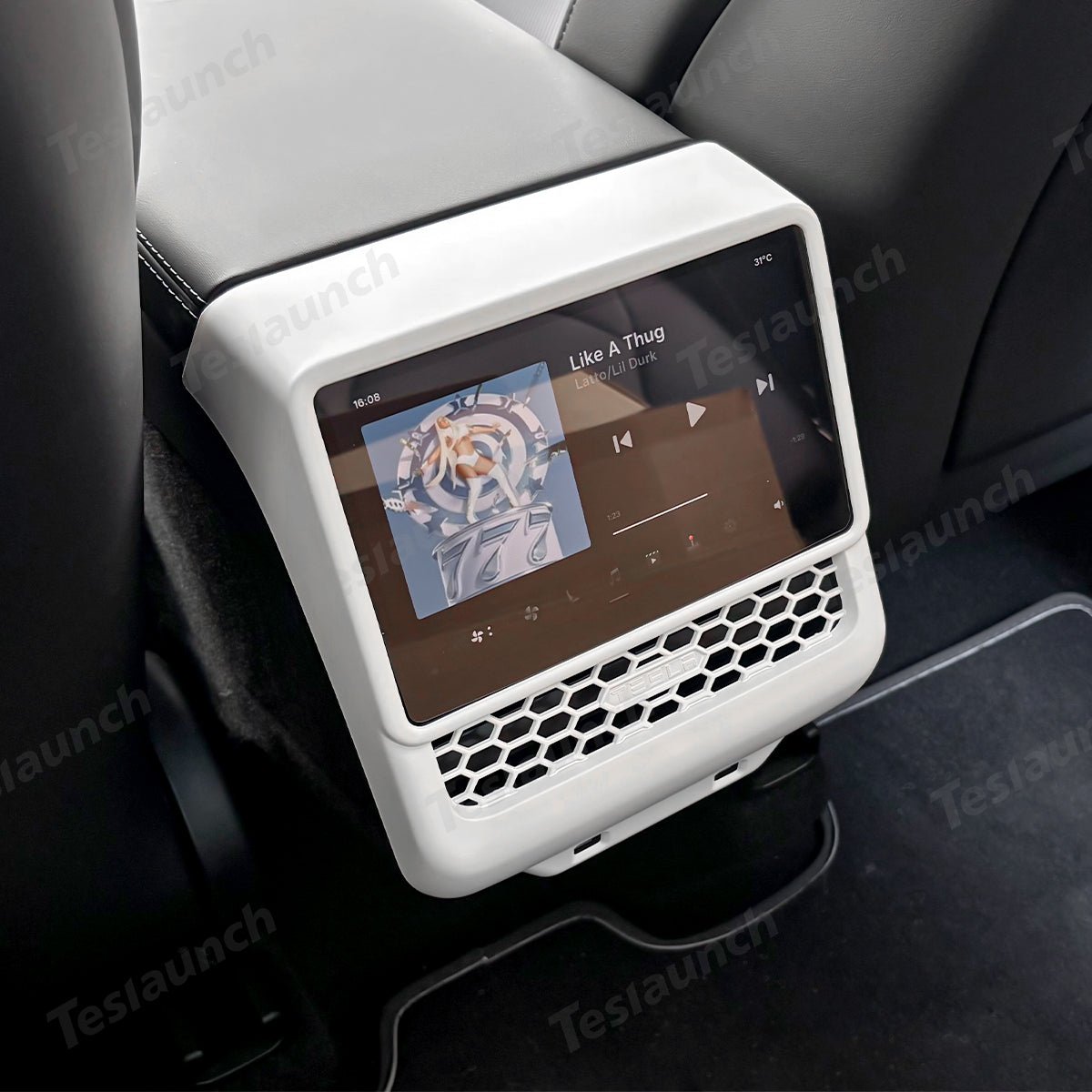 Rear Center Console Vent & Kick Panel Cover for Tesla Model Y Juniper 2025+
