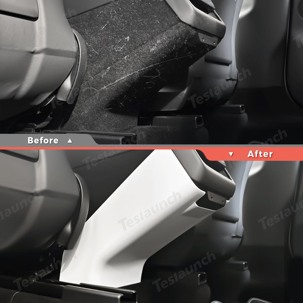 Rear Center Console Vent & Kick Panel Cover for Tesla Model Y Juniper 2025+