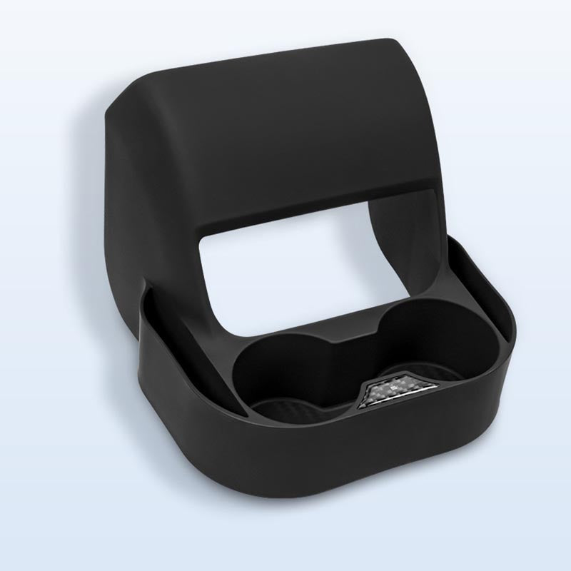 Rear Exhaust Cup Holder Storage Box for Tesla Model 3 (2017-2023) / Model Y (2020-2024)