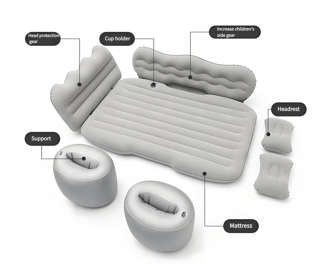 Rear Seat Air Mattress for Model 3/Y | Miroken