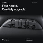 Rear Seat Back Hooks & Organizer for Tesla Model 3/Y | Miroken