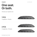 Rear Seat Back Hooks & Organizer for Tesla Model 3/Y | Miroken