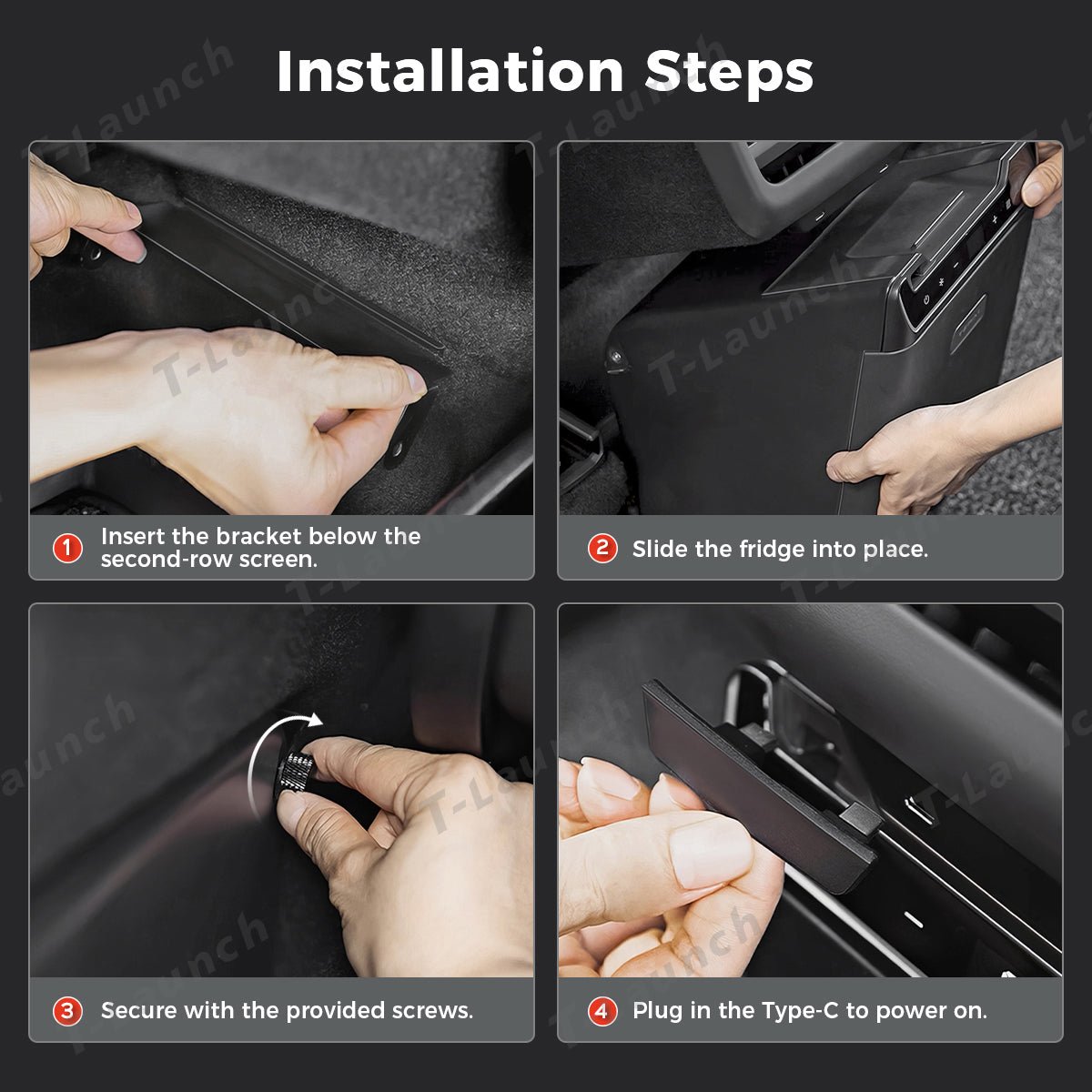 Rear Seat Refrigerator for 2026 Model Y Juniper