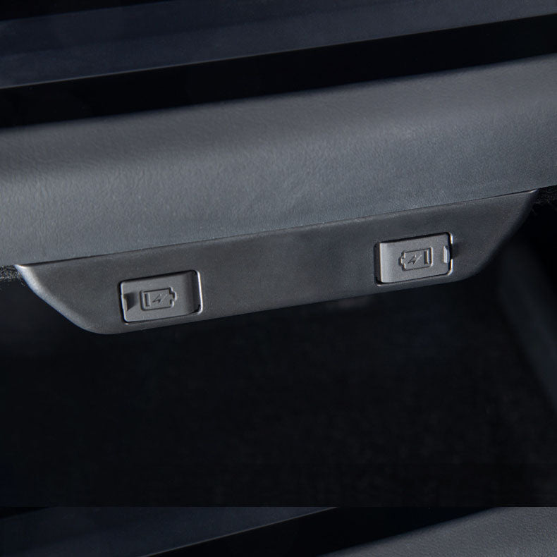 Rear Seat USB Port Protection Cover for 2024+ Model 3 Highland