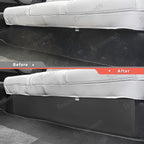 Rear Under-Seat Kick Guard – Nappa Leather Protector for Tesla Model Y Juniper 2025+