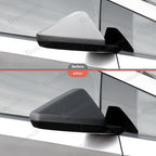 Rear View Mirror Covers (Carbon Fiber Pattern ABS) (1 Pair) for Tesla Cybertruck