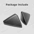 Rear View Mirror Covers (Carbon Fiber Pattern ABS) (1 Pair) for Tesla Cybertruck