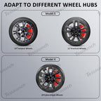 Red 2021-2026 Model S/X Brake Caliper Covers (4Pcs) for Tesla