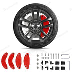 Red 2021-2026 Model S/X Brake Caliper Covers (4Pcs) for Tesla