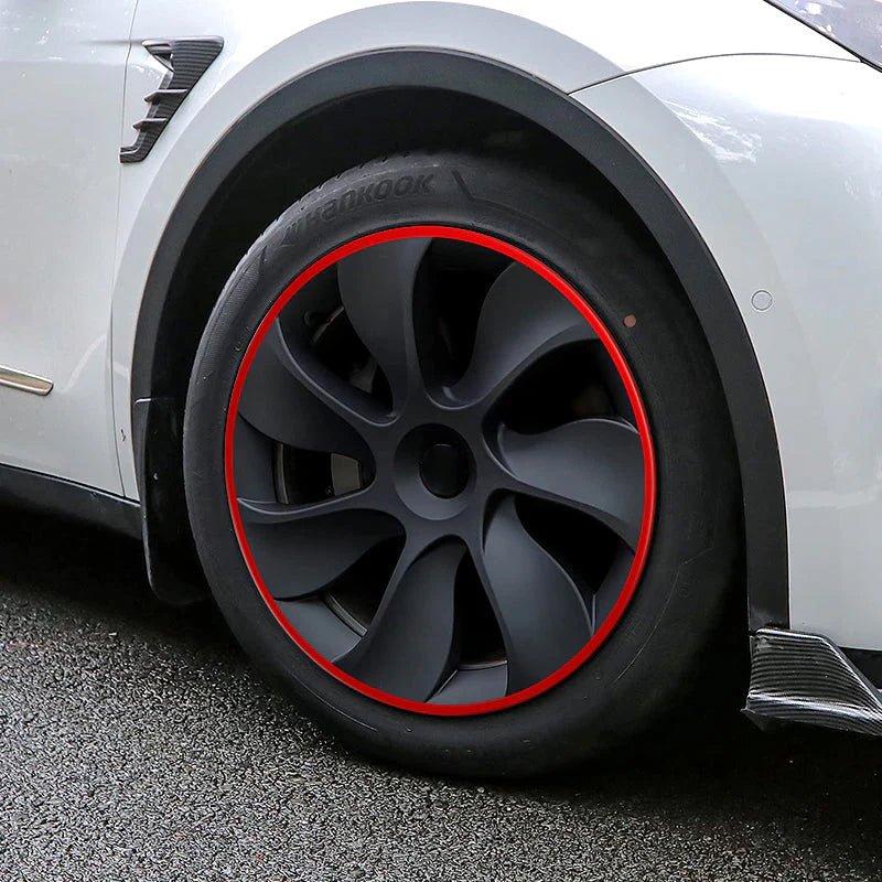 Red Aluminum Alloy Wheel Rim Protector- Fits All Cars