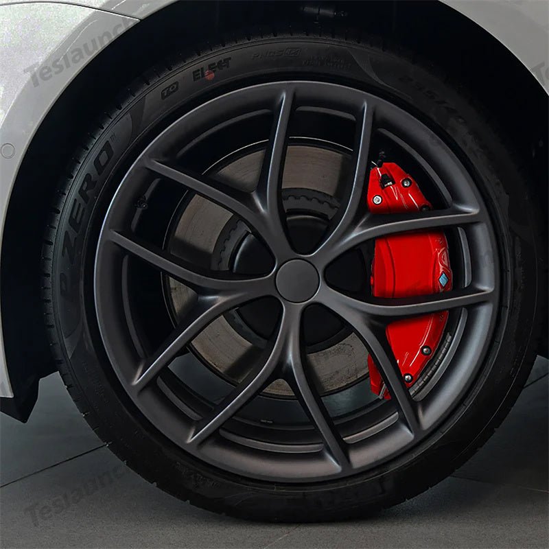 Red Brake Caliper Covers (4Pcs) for 2017-2023 Tesla Model 3/Y