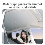 Retractable Roof Sunshade for Tesla Model 3/Y - Roll Fabric Style