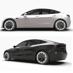 Retro Wheel Cover Hubcap for Tesla Model Y 19'' Gemini Wheels (4 PCS)