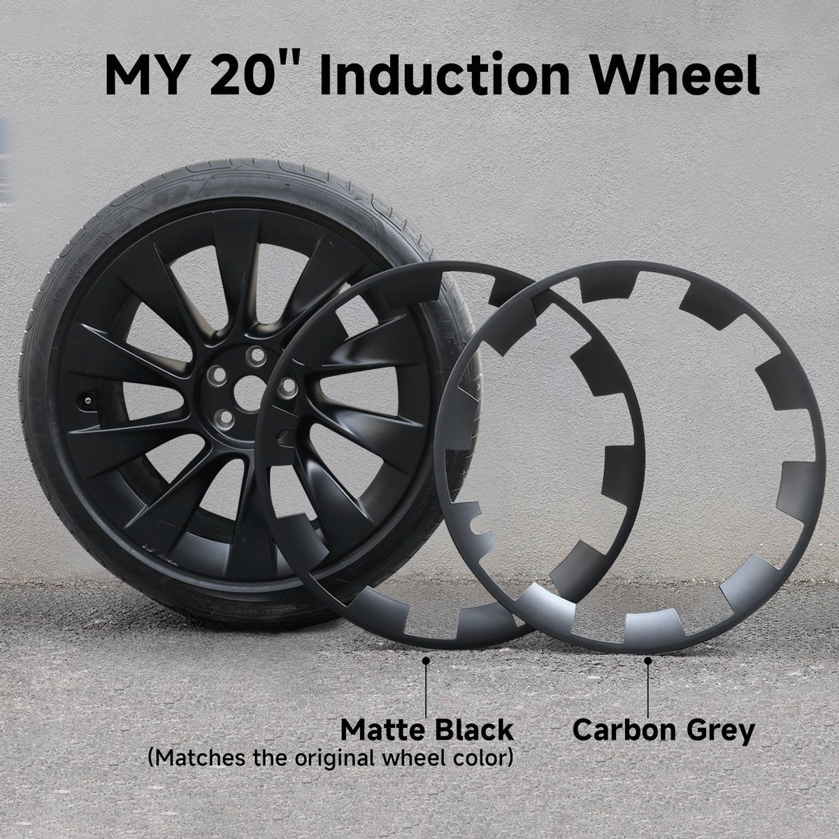 Tesla Model Y Rim Protector for 20" Induction & 21" Uberturbine Wheels