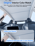 Glass Roof Sunshade for Tesla Model Y | Miroken