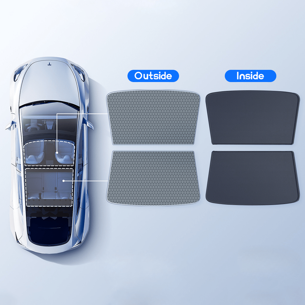Glass Roof Sunshade for Tesla Model Y | Miroken