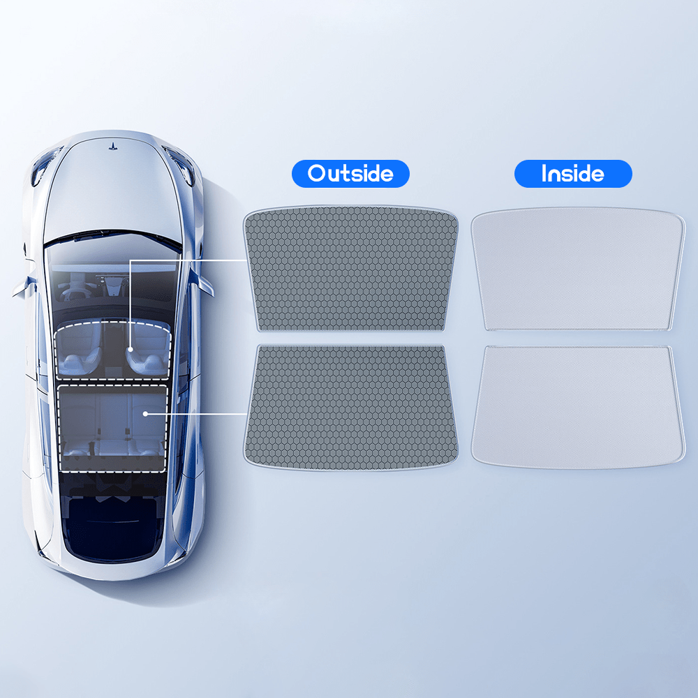 Glass Roof Sunshade for Tesla Model Y | Miroken
