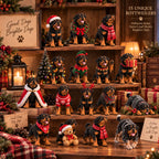 Rottweiler Advent Calendar 2026 - 24 Rottweiler Figurines
