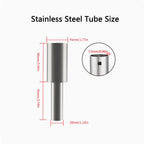 Round Tube Roof Rack Mount Kit for Starlink Gen 3 - Fits All Cars