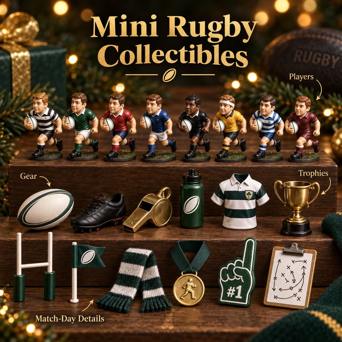 Rugby Advent Calendar 2026 - 24 Rugby Miniatures and Surprises