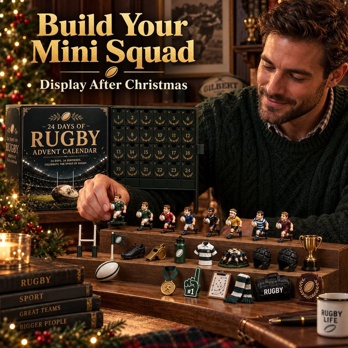 Rugby Advent Calendar 2026 - 24 Rugby Miniatures and Surprises
