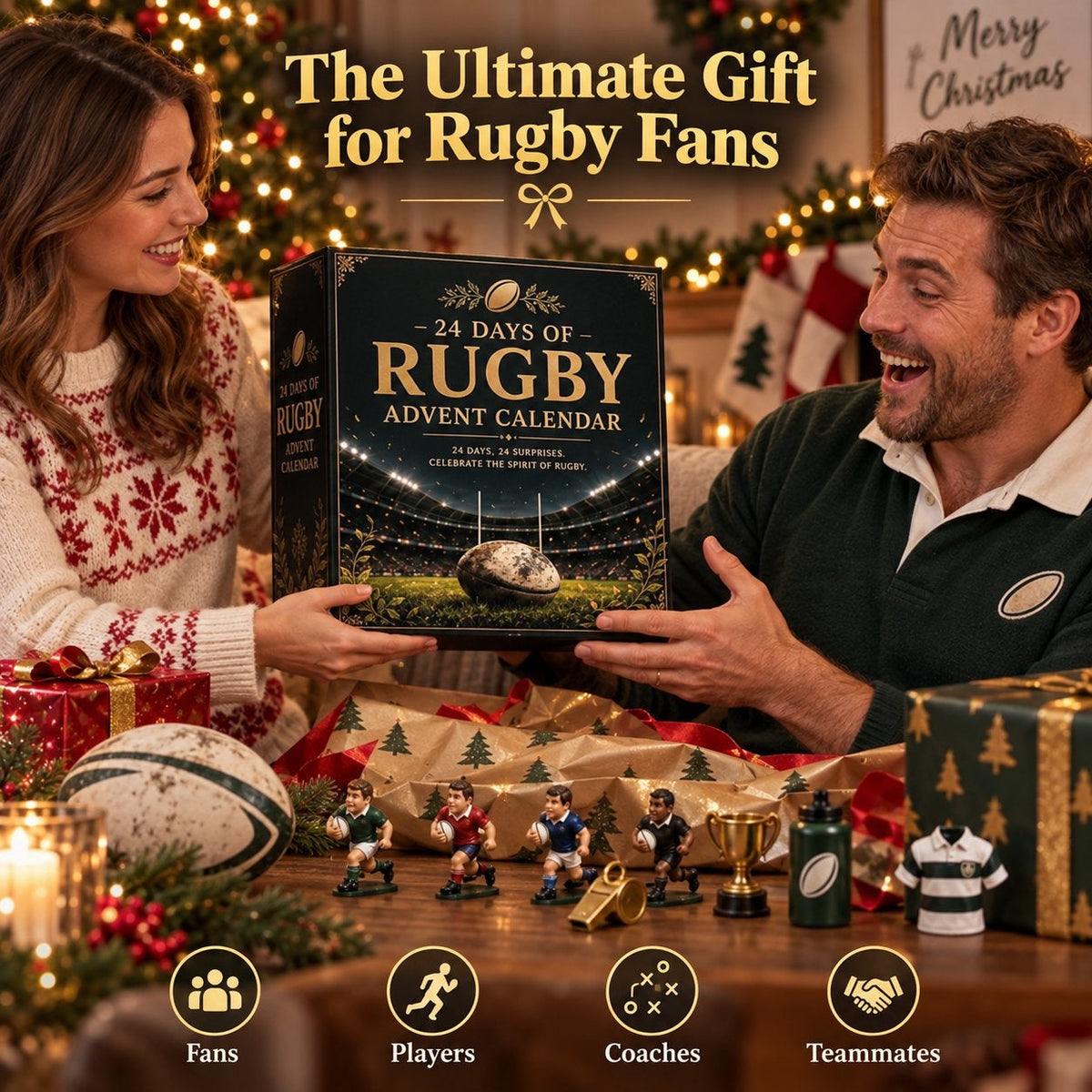Rugby Advent Calendar 2026 - 24 Rugby Miniatures and Surprises
