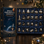 Space Exploration Advent Calendar 2026 - 24 Miniature Rockets and Rovers