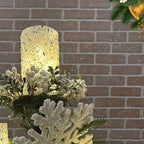 Christmas Tree Topper Shelf | 3-tier | Black | Metal