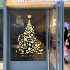 Christmas tree window sticker
