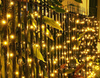 Halloween LED String Lights – Purple and Orange Fairy Lights for Outdoor Terrace, Garden, Street, Home, Christmas, and Party Decor