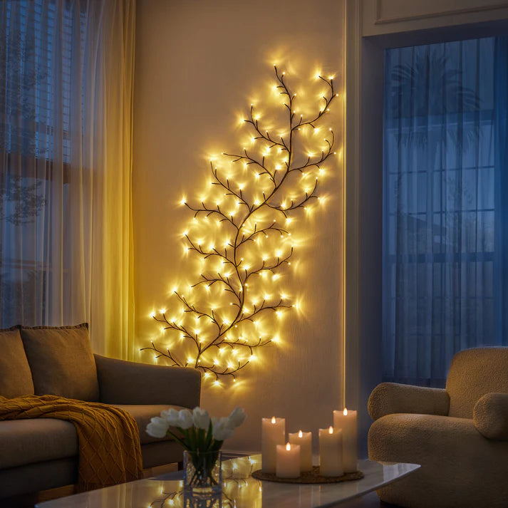Wall Lights Branch LED Christmas Decorations