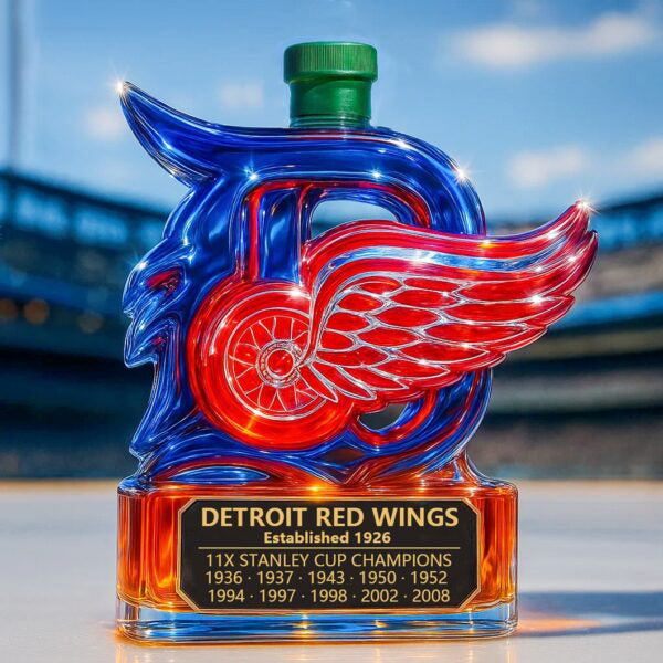 Commemorative Hockey Trophy With Crown And Wings Design