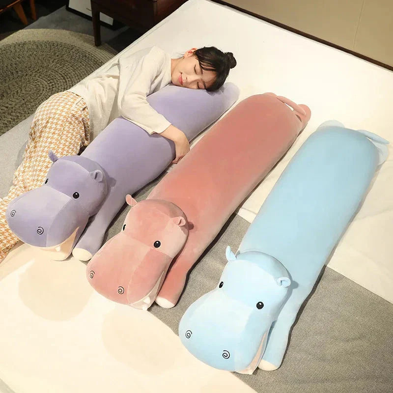 Long Snuggly Hippo Plushies