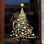Christmas tree window sticker