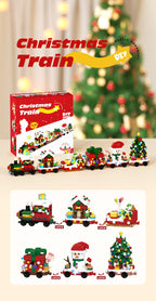 Christmas Tree Snowman Assembly Building Blocks