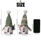 LED Christmas Gnome | Knitted Design with Night Light | Glowing Christmas Decoration | Warm & Cozy