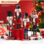 Nutcracker Soldier | Wooden Figure Erzgebirge 30 cm Vintage