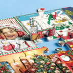 Festive Fireplace Jigsaw Puzzle Christmas Countdown Calendar - Christmas Gift