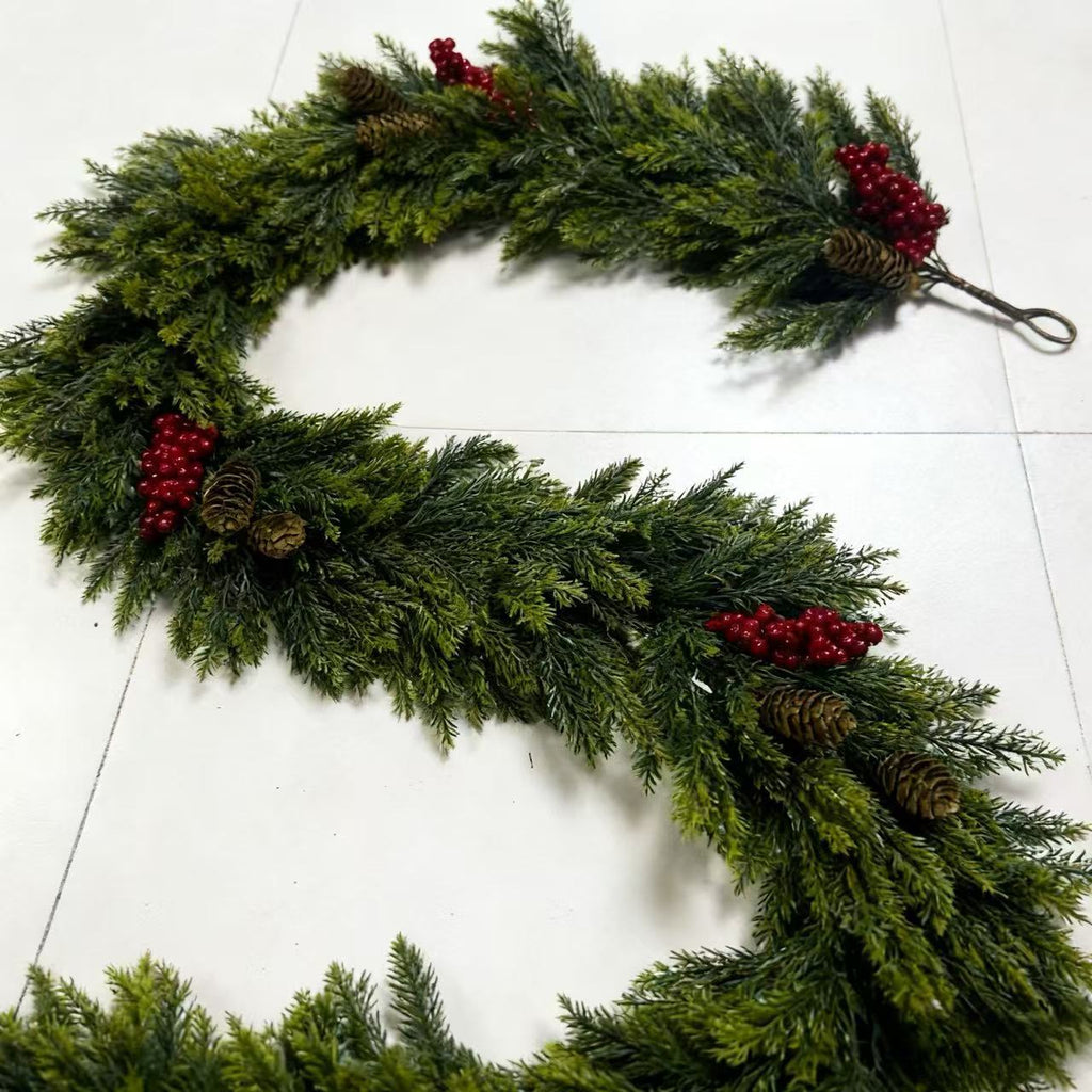 Christmas Pine Cedar Door Hanging Wreath