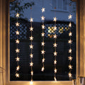 Christmas Decorations Star Curtain Lights