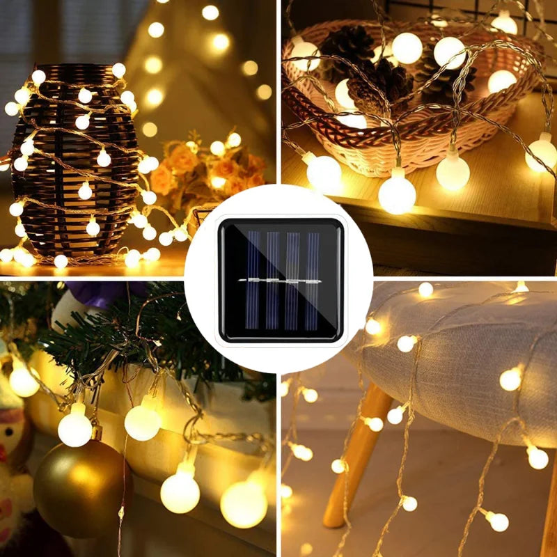 Solar-Powered Festive Lighting - SolarGlow