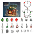 Advent calendar 24 days craft beads blind box Christmas gift bracelet