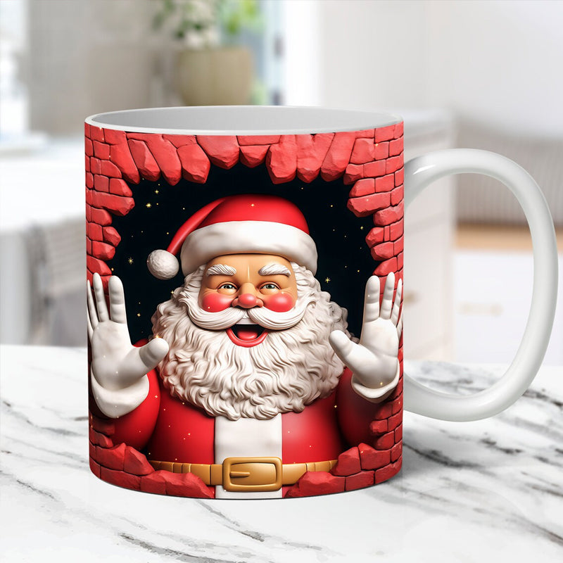 3D Christmas Inflated Mug Wrap