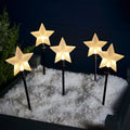 Christmas Decorations Star Pathway Stake Lights