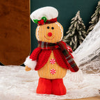 Creative Standing Plush Gingerbread Man Ornament