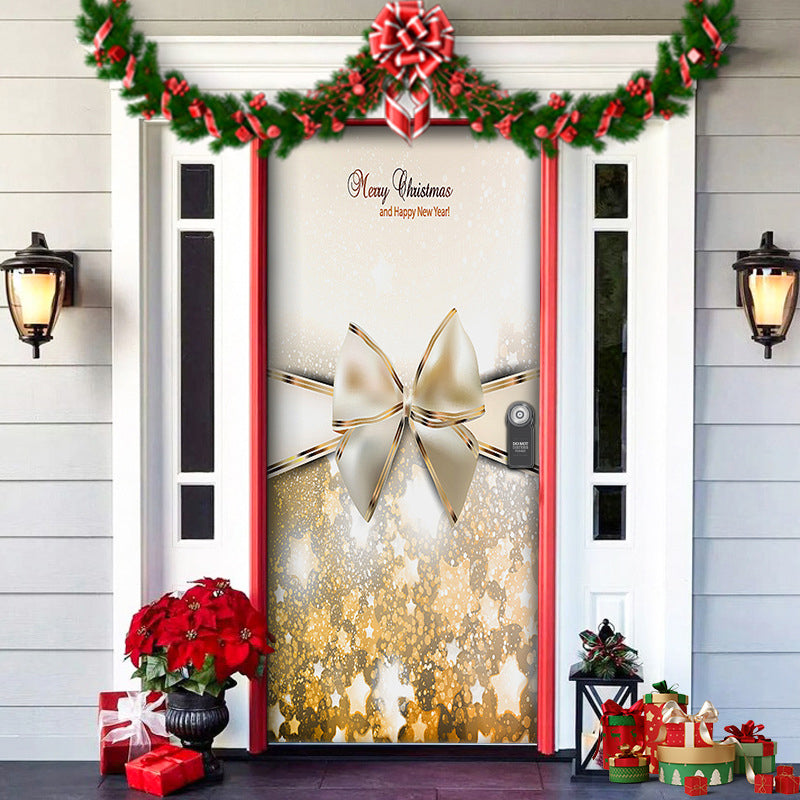 Nightmare Before Christmas Outdoor Decorations Props Christmas Elves Door Cover