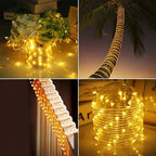 LumiSolar String Lights Outdoor | 7–32 m | Solar Powered & Waterproof | 8 Light Modes | Christmas, Garden & Party Lighting
